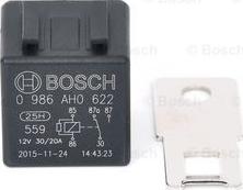 BOSCH 0 986 AH0 622 - Relejs, Darba strāva ps1.lv