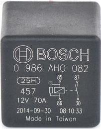 BOSCH 0 986 AH0 082 - Relejs, Darba strāva ps1.lv