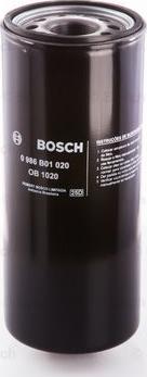 BOSCH 0 986 B01 020 - Eļļas filtrs ps1.lv