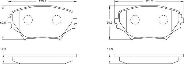 BOSCH 0 986 BB0 931 - Bremžu uzliku kompl., Disku bremzes ps1.lv