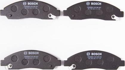 BOSCH 0 986 BB0 926 - Bremžu uzliku kompl., Disku bremzes ps1.lv