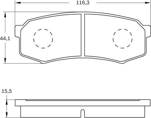 BOSCH 0 986 BB0 973 - Bremžu uzliku kompl., Disku bremzes ps1.lv