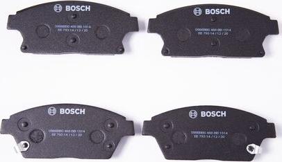 BOSCH 0 986 BB0 468 - Bremžu uzliku kompl., Disku bremzes ps1.lv