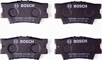 BOSCH 0 986 BB0 404 - Bremžu uzliku kompl., Disku bremzes ps1.lv