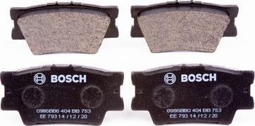 BOSCH 0 986 BB0 404 - Bremžu uzliku kompl., Disku bremzes ps1.lv