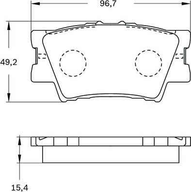 BOSCH 0 986 BB0 404 - Bremžu uzliku kompl., Disku bremzes ps1.lv