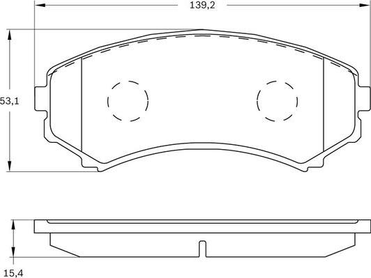 BOSCH 0 986 BB0 558 - Bremžu uzliku kompl., Disku bremzes ps1.lv