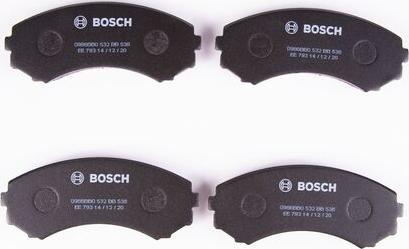 BOSCH 0 986 BB0 532 - Bremžu uzliku kompl., Disku bremzes ps1.lv