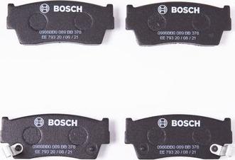 BOSCH 0 986 BB0 089 - Bremžu uzliku kompl., Disku bremzes ps1.lv