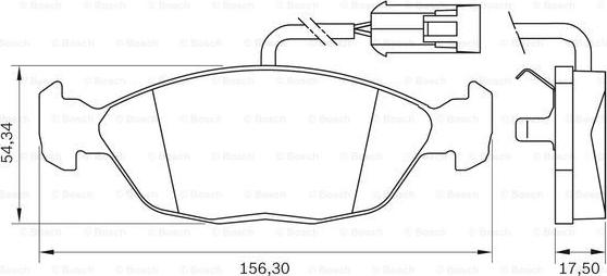 BOSCH 0 986 BB0 037 - Bremžu uzliku kompl., Disku bremzes ps1.lv