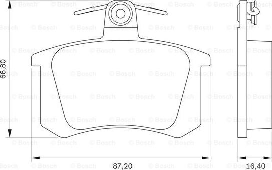 BOSCH 0 986 BB0 079 - Bremžu uzliku kompl., Disku bremzes ps1.lv