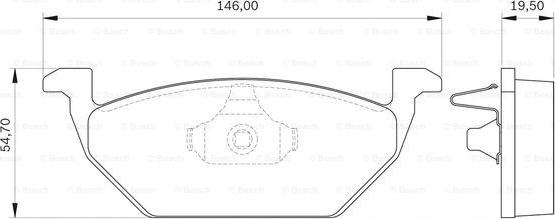 BOSCH 0 986 BB0 139 - Bremžu uzliku kompl., Disku bremzes ps1.lv