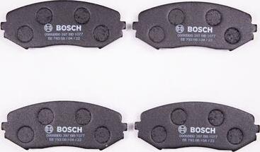 BOSCH 0 986 BB0 397 - Bremžu uzliku kompl., Disku bremzes ps1.lv