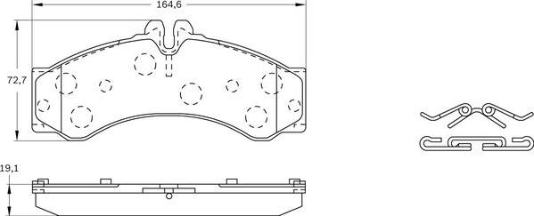 BOSCH 0 986 BB0 286 - Bremžu uzliku kompl., Disku bremzes ps1.lv