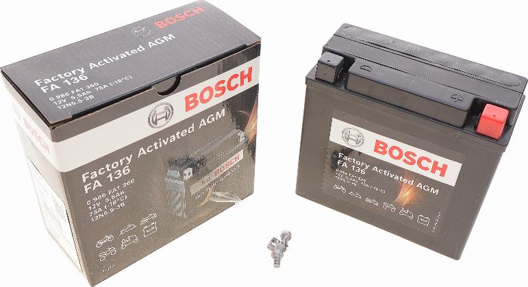 BOSCH 0 986 FA1 360 - Startera akumulatoru baterija ps1.lv