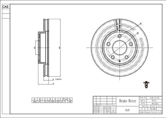 BOSCH 0 986 T16 024 - Bremžu diski ps1.lv