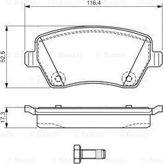 BOSCH 0 986 TB3 159 - Bremžu uzliku kompl., Disku bremzes ps1.lv