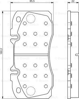 Woking P3453.00 - Bremžu uzliku kompl., Disku bremzes ps1.lv