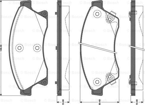 BOSCH 0 986 TB3 104 - Bremžu uzliku kompl., Disku bremzes ps1.lv