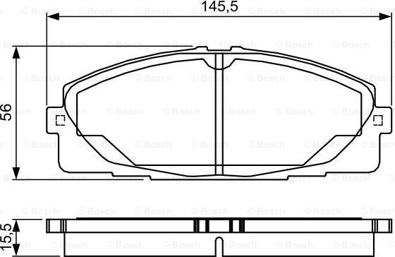 BOSCH 0 986 TB3 214 - Bremžu uzliku kompl., Disku bremzes ps1.lv