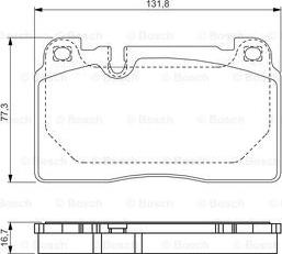 BOSCH 0 986 TB3 212 - Bremžu uzliku kompl., Disku bremzes ps1.lv