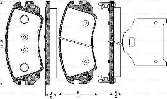 BOSCH 0 986 TB2 963 - Bremžu uzliku kompl., Disku bremzes ps1.lv