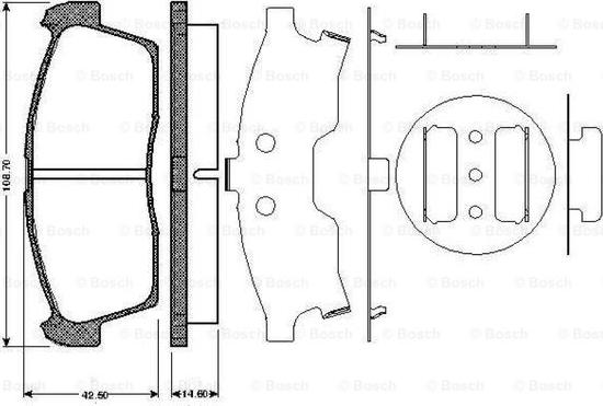 BOSCH 0 986 TB2 930 - Bremžu uzliku kompl., Disku bremzes ps1.lv