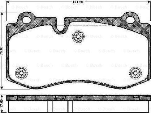 BOSCH 0 986 TB2 932 - Bremžu uzliku kompl., Disku bremzes ps1.lv