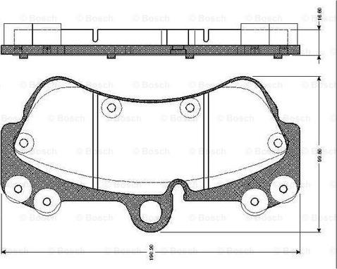 BOSCH 0 986 TB2 454 - Bremžu uzliku kompl., Disku bremzes ps1.lv