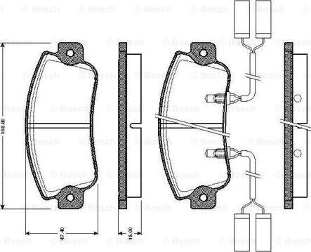 BOSCH 0 986 TB2 480 - Bremžu uzliku kompl., Disku bremzes ps1.lv