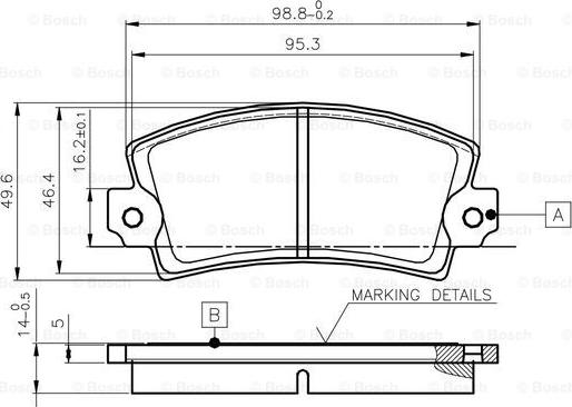 BOSCH 0 986 TB2 477 - Bremžu uzliku kompl., Disku bremzes ps1.lv