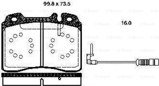 BOSCH 0 986 TB2 663 - Bremžu uzliku kompl., Disku bremzes ps1.lv