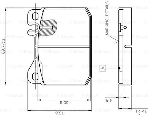 BOSCH 0 986 TB2 001 - Bremžu uzliku kompl., Disku bremzes ps1.lv