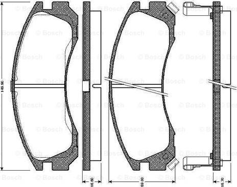 BOSCH 0 986 TB2 194 - Bremžu uzliku kompl., Disku bremzes ps1.lv