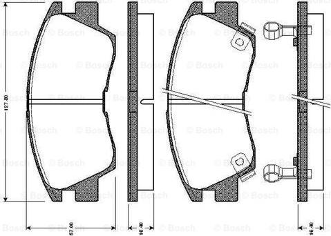 BOSCH 0 986 TB2 154 - Bremžu uzliku kompl., Disku bremzes ps1.lv