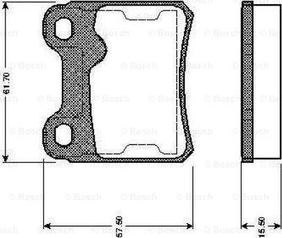 BOSCH 0 986 TB2 158 - Bremžu uzliku kompl., Disku bremzes ps1.lv