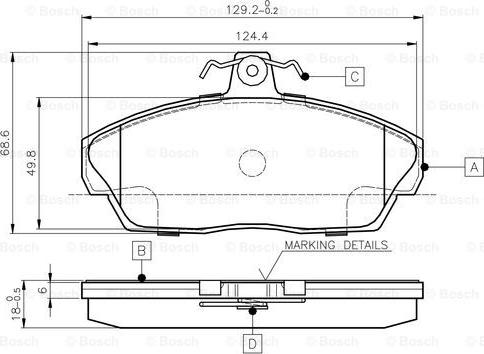 BOSCH 0 986 TB2 189 - Bremžu uzliku kompl., Disku bremzes ps1.lv