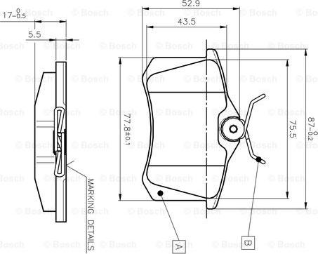 BENDIX 333801 - Bremžu uzliku kompl., Disku bremzes ps1.lv