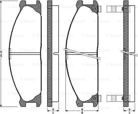 BOSCH 0 986 TB2 123 - Bremžu uzliku kompl., Disku bremzes ps1.lv