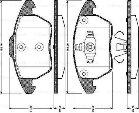 BOSCH 0 986 TB2 859 - Bremžu uzliku kompl., Disku bremzes ps1.lv