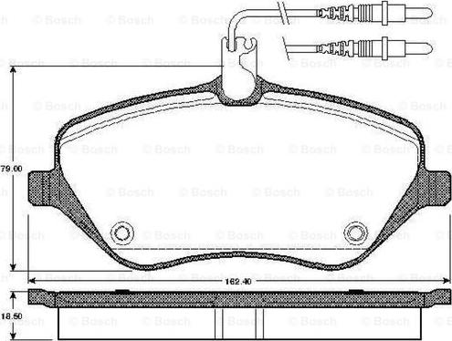 BOSCH 0 986 TB2 880 - Bremžu uzliku kompl., Disku bremzes ps1.lv