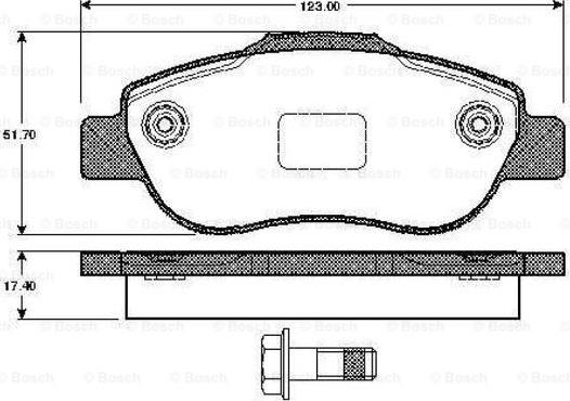 BOSCH 0 986 TB2 879 - Bremžu uzliku kompl., Disku bremzes ps1.lv