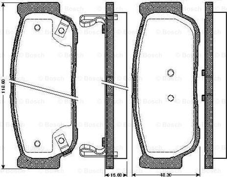 BOSCH 0 986 TB2 870 - Bremžu uzliku kompl., Disku bremzes ps1.lv