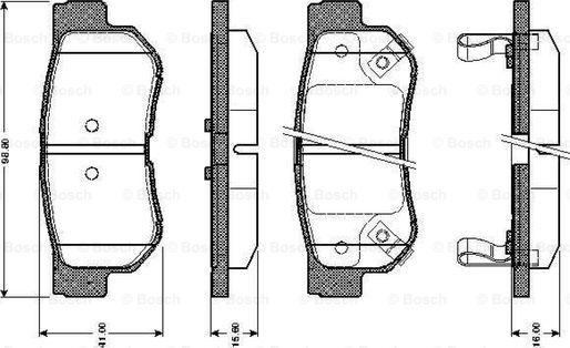 BOSCH 0 986 TB2 369 - Bremžu uzliku kompl., Disku bremzes ps1.lv