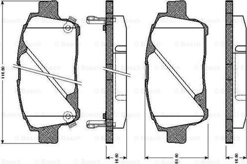 BOSCH 0 986 TB2 367 - Bremžu uzliku kompl., Disku bremzes ps1.lv