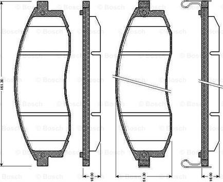 BOSCH 0 986 TB2 293 - Bremžu uzliku kompl., Disku bremzes ps1.lv