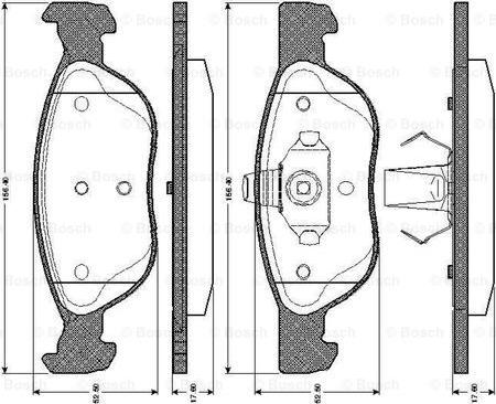 BOSCH 0 986 TB2 281 - Bremžu uzliku kompl., Disku bremzes ps1.lv