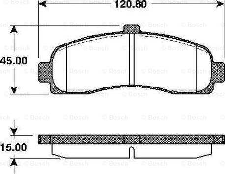 BOSCH 0 986 TB2 239 - Bremžu uzliku kompl., Disku bremzes ps1.lv