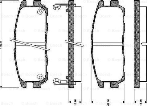 BOSCH 0 986 TB2 237 - Bremžu uzliku kompl., Disku bremzes ps1.lv