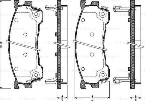 BOSCH 0 986 TB2 226 - Bremžu uzliku kompl., Disku bremzes ps1.lv